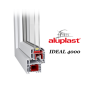 Металопластикові двері Aluplast Ideal 4000 поворотно-відкидні 800 x 2000 мм