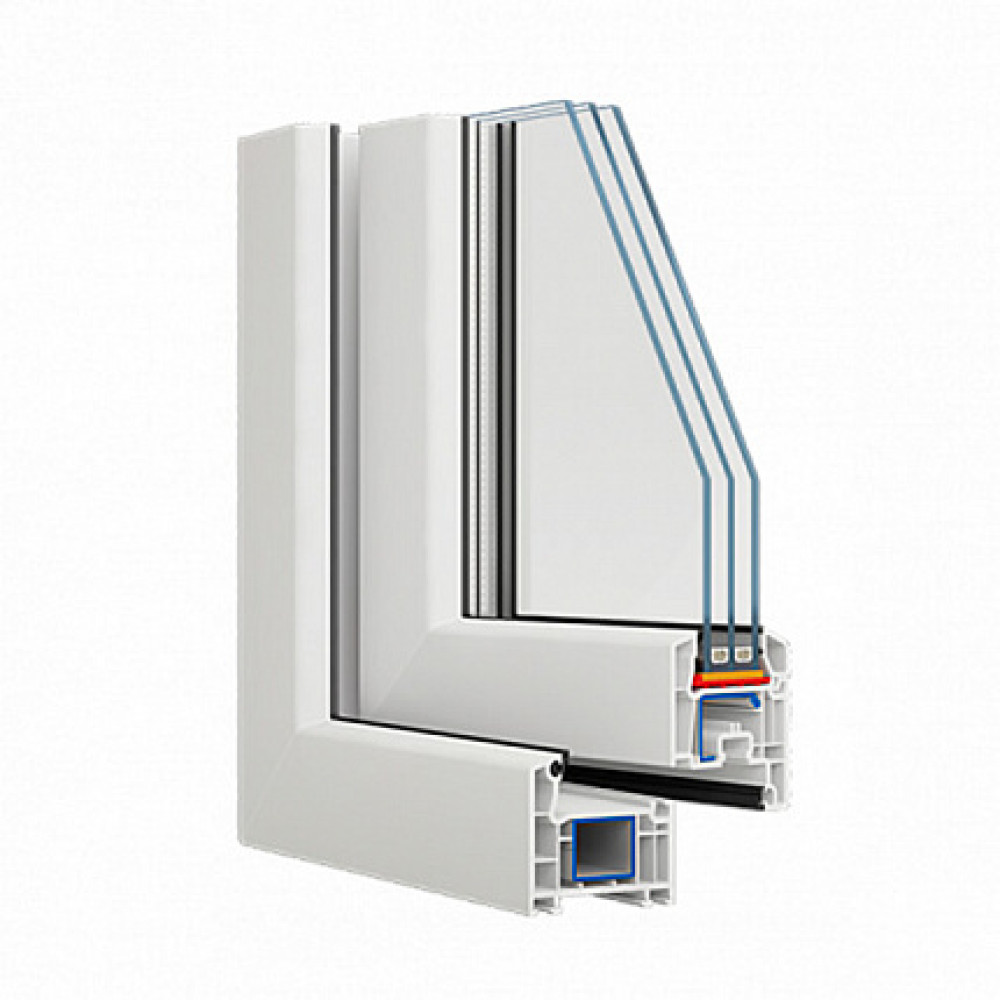 Металопластикові двері Veka Proline полуторні з поворотно-відкидною стулкою 1200 x 2100 мм