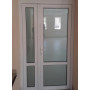 Металопластикові двері Veka Softline 82 полуторні з поворотно-відкидною стулкою 1200 x 2100 мм