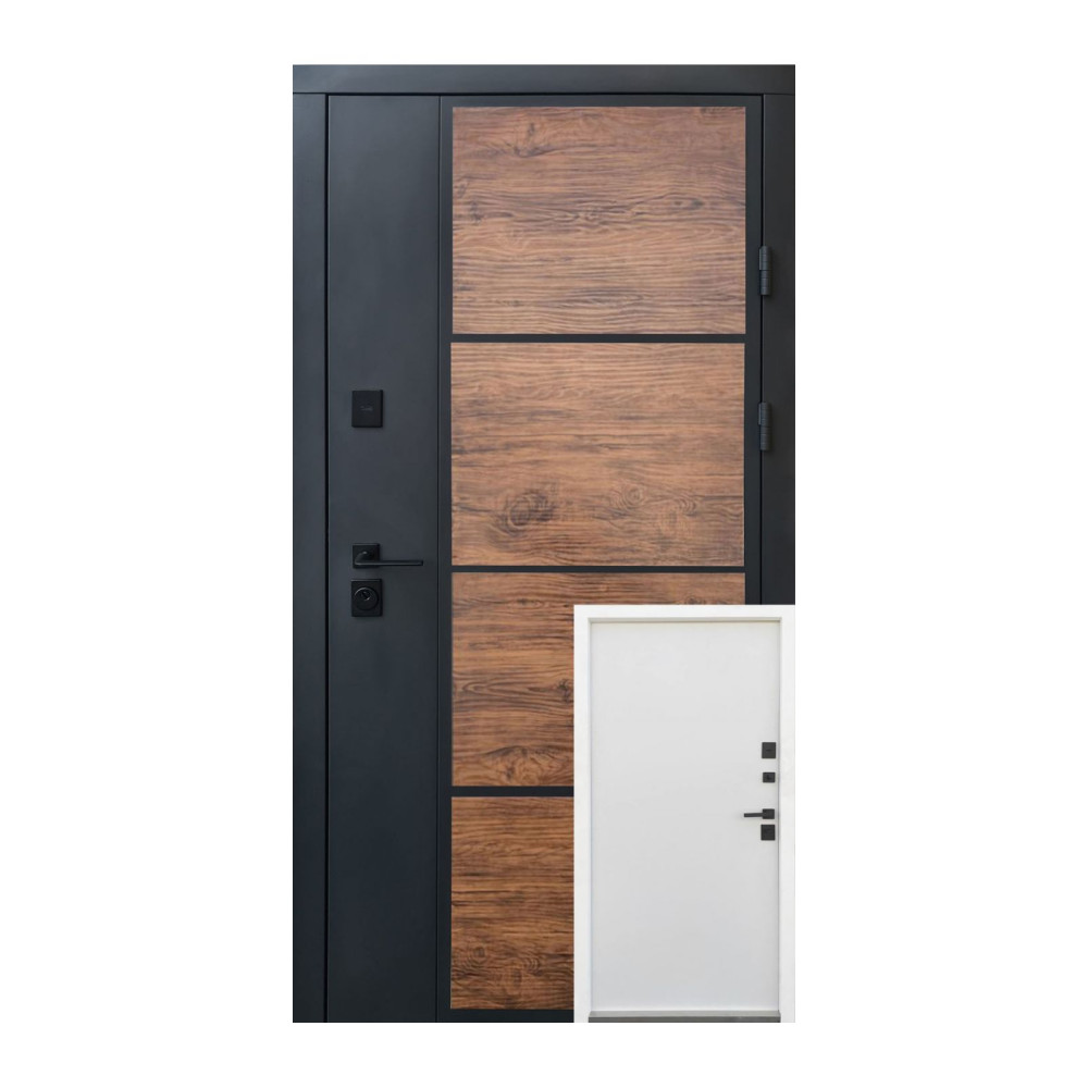 QDOORS Бонд темне дерево / білий